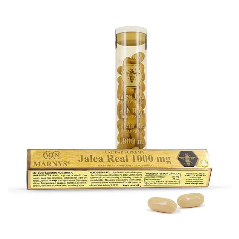 JALEA REAL 1000mg CON LECITINA 30 Perlas
