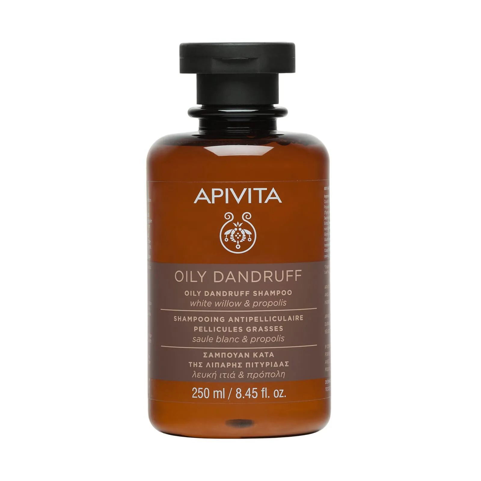 Apivita Champú Anticaspa Grasa Sauce Blanco y Propóleo 250ml