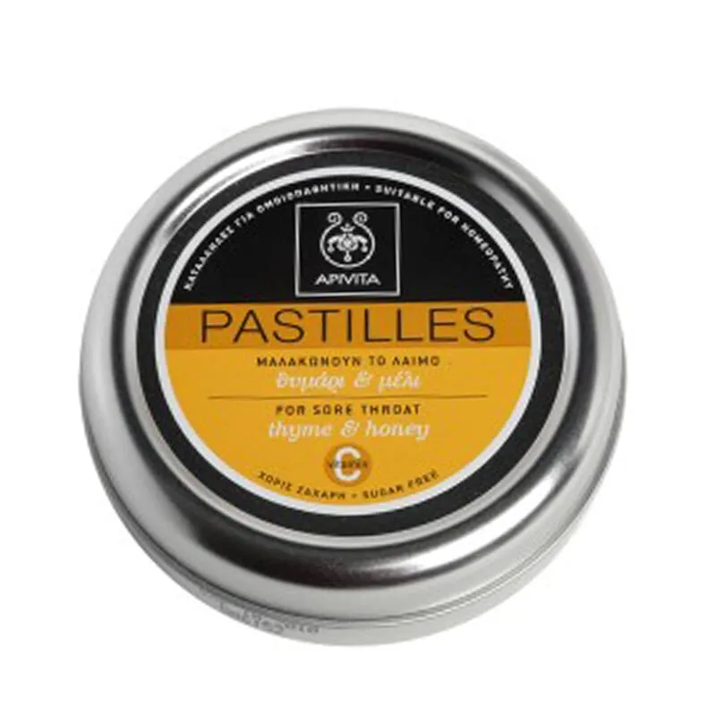 Apivita Pastillas con Miel y Tomillo 45g