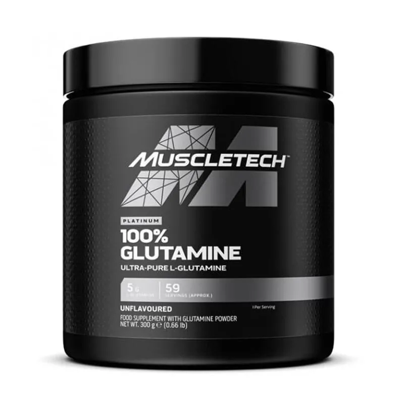 PLATINUM 100% GLUTAMINE 302g ▸ Muscletech