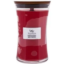 Woodwick Crimson Berries Scented Candle Jar 275g