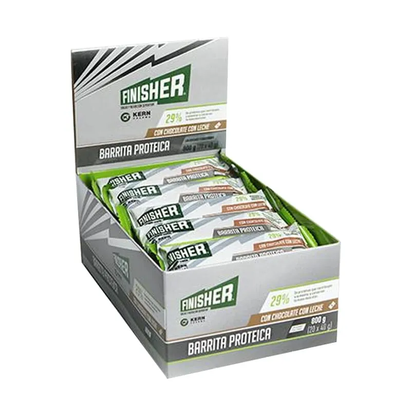 Finisher Barrita Proteica Chocolate con Leche 20 x 40g
