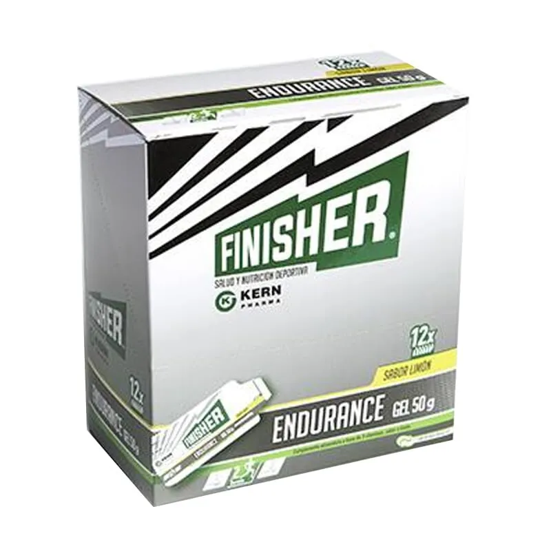 FINISHER ENDURANCE GEL ÉNERGÉTICO LIMÓN 50g 12 Geles