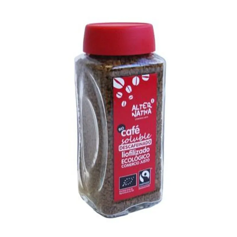 Café Soluble Descafeinado Liofilizado Bio 100g