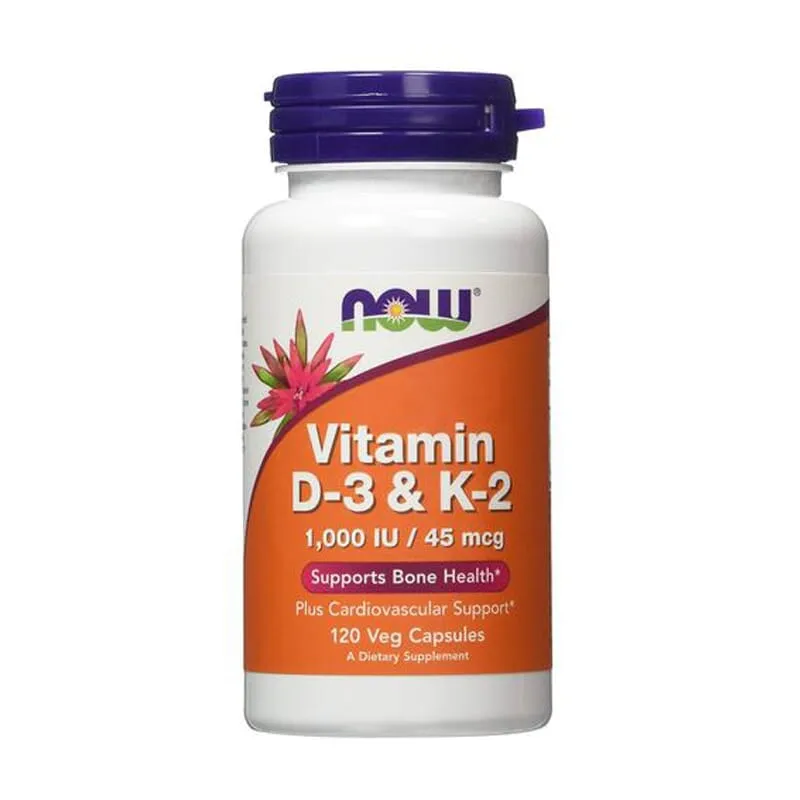 Vitamina D3 y K2 1000IU /45mcg 120 VCaps