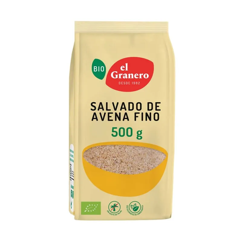 SALVADO DE AVENA FINO BIO 500g