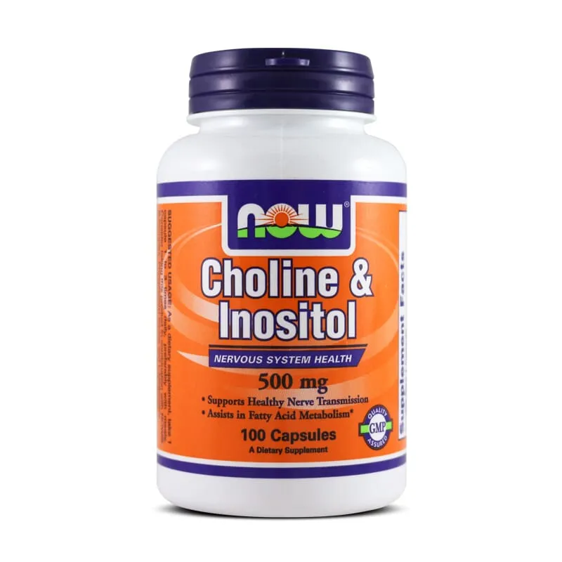 CHOLINE & INOSITOL 500mg 100 Caps