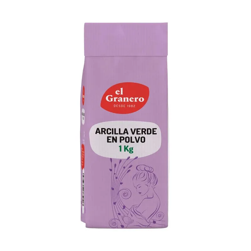 Arcilla Verde en Polvo 1000g