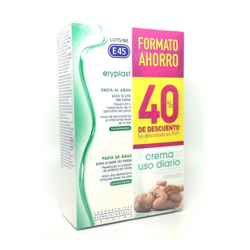 Eryplast Pasta al Agua 40% Dto 2ª Ud 2x125g