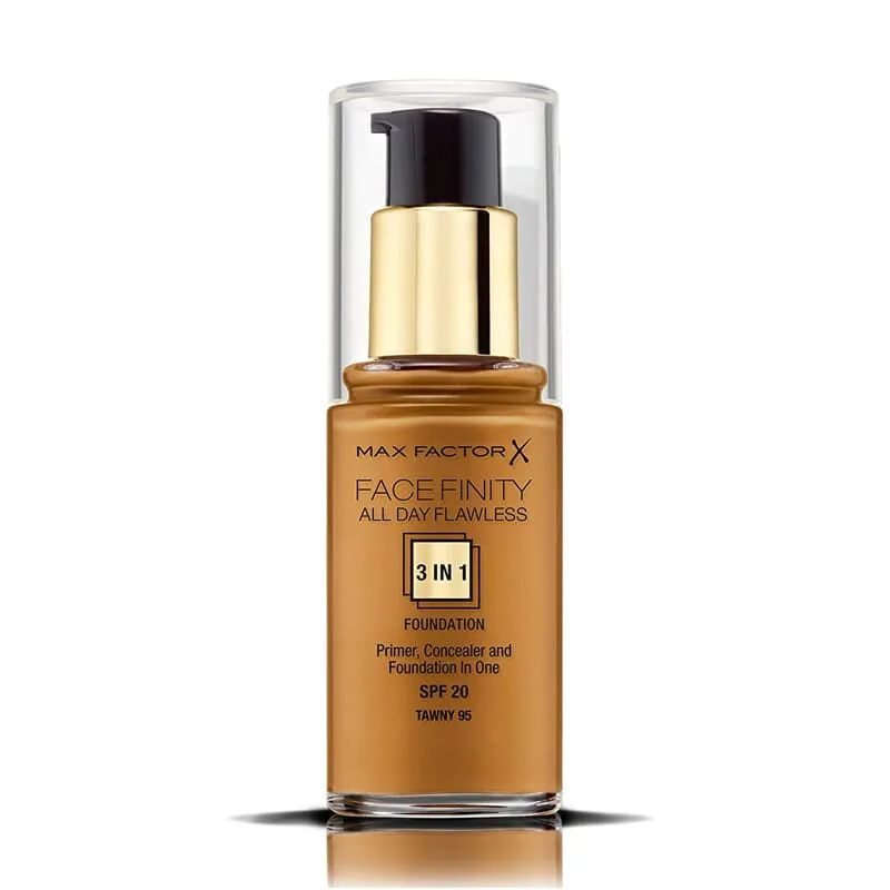 Facefinity All Day Flawless 3in1 Foundation #95 Tawny