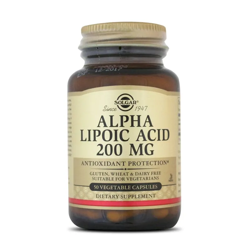 ÁCIDO ALFA LIPOICO (ALA) SOLGAR