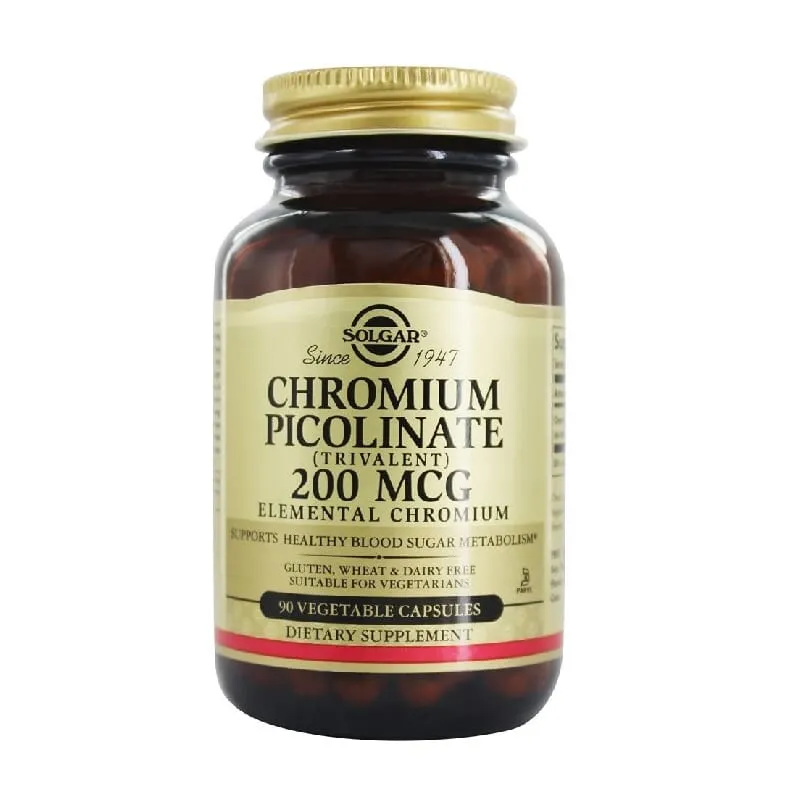 Picolinato De Cromo 200mgc 90 Vcaps