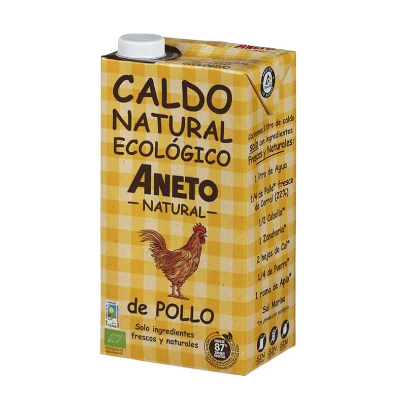 Aneto Caldo Natural de Pollo Ecológico 1000ml