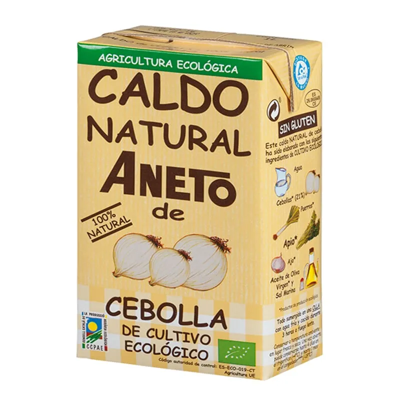 Aneto Caldo Natural de Cebolla Ecológica 1000ml