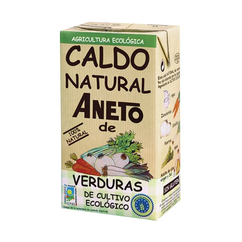 Aneto Caldo Natural de Verduras Ecológicas 1000ml