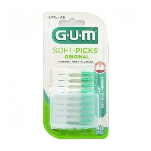 Soft picks filamentos de goma - gum 632 m50 sin fluor (50 unidad regular)