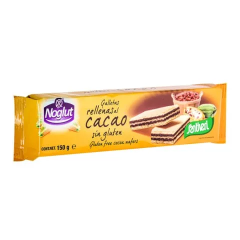 Noglut Galletas Rellenas Cacao 150g
