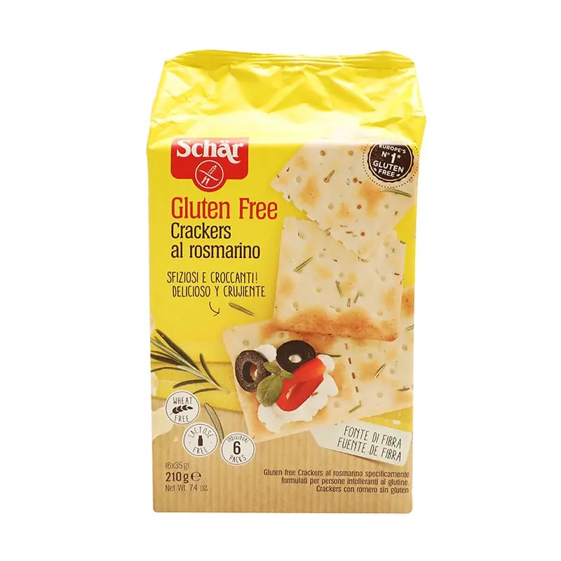 Crackers Al Rosmarino Sin Gluten 210g