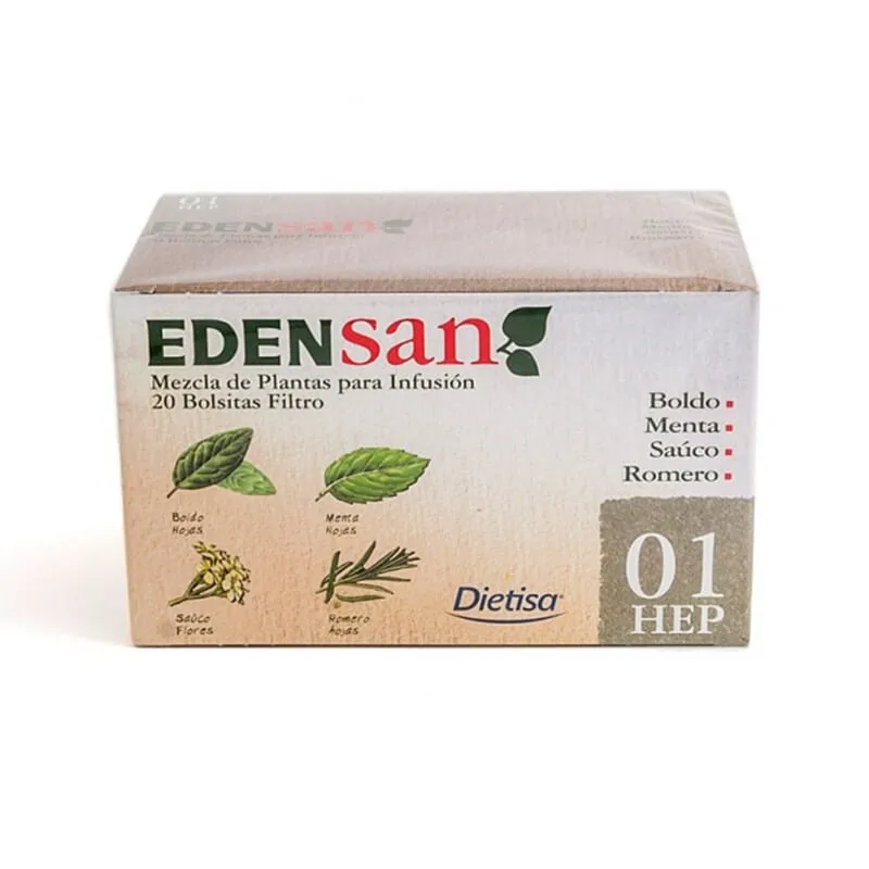 Edensan 01 Hepático 20 Infusiones