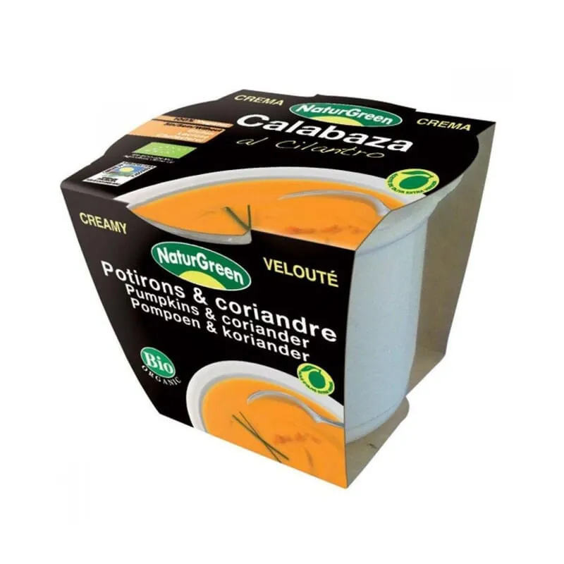 Crema De Calabaza y Cilantro Bio 310g