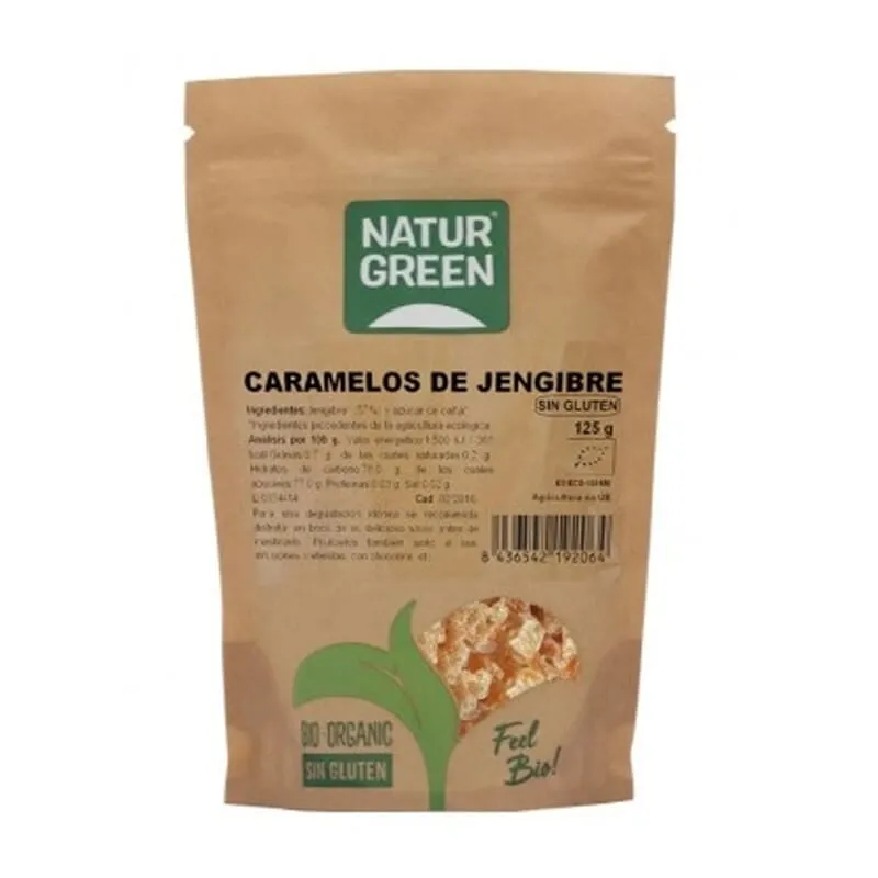 Caramelos De Jengibre Bio 125g
