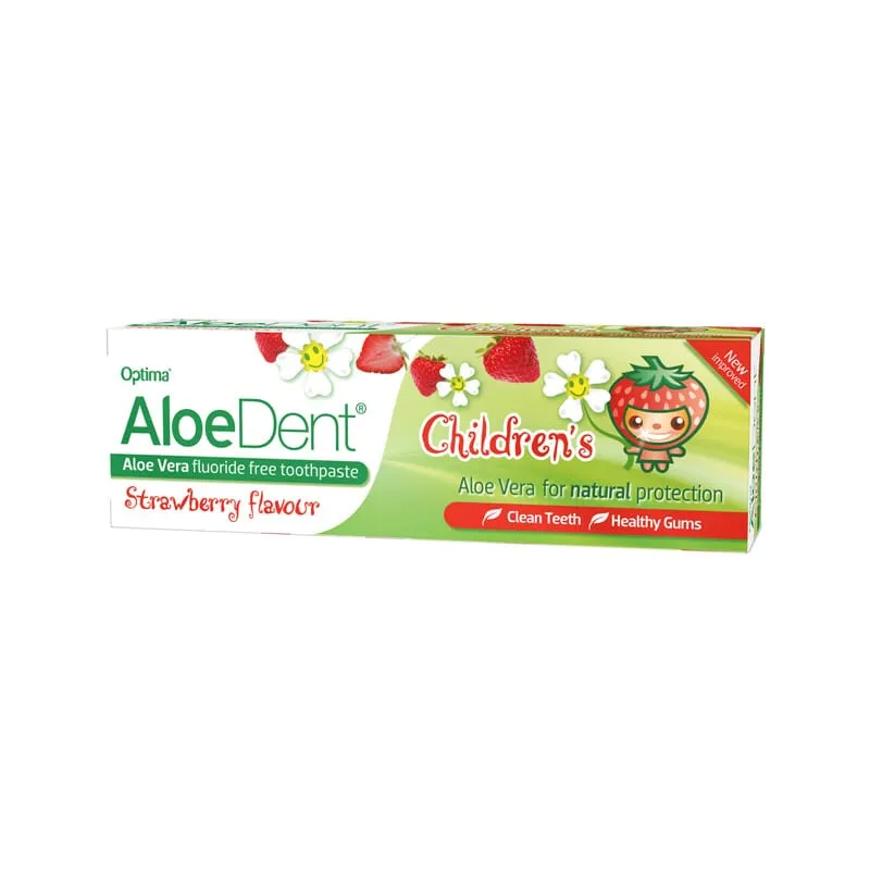 Dentífrico AloeDent Para Niños Sabor Fresa