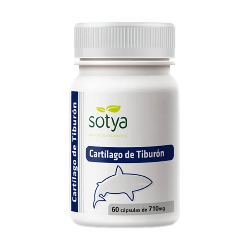 Cartílago De Tiburón 600 mg 60 Caps