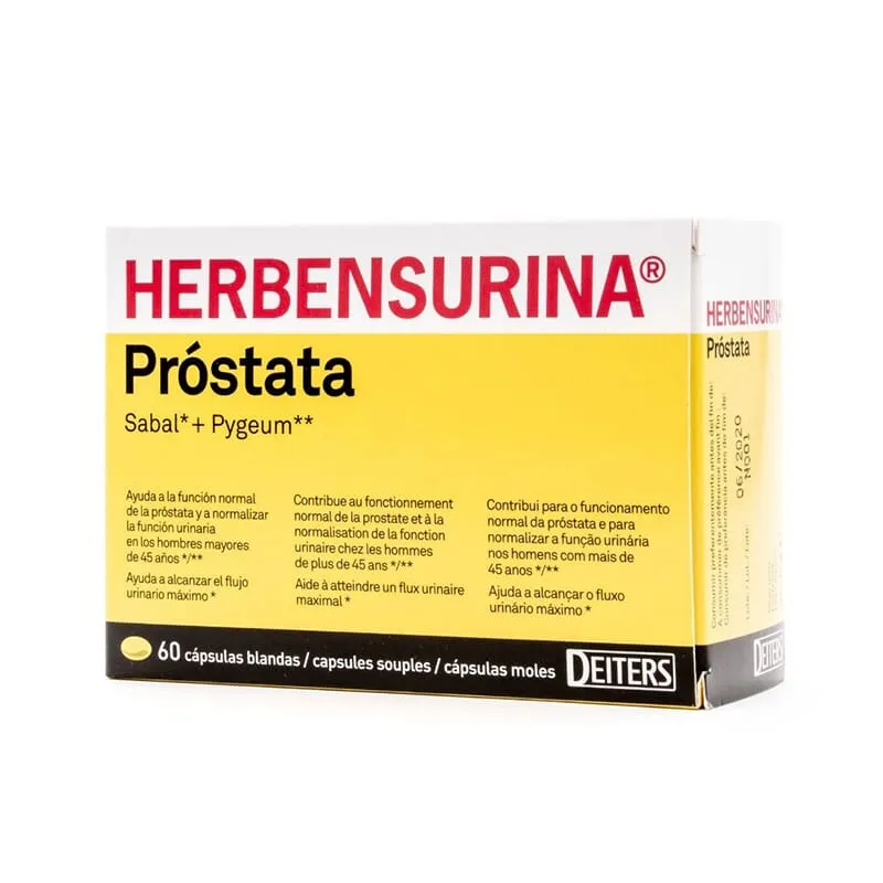 Herbensurina Próstata Sin Gluten 60 Caps