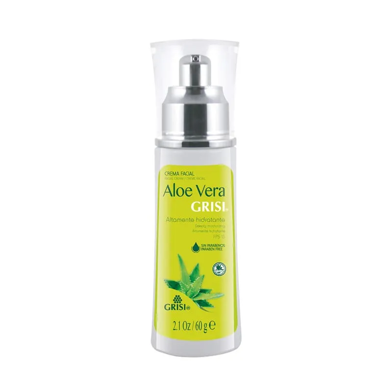Crema Hidratante Facial Aloe Vera Spf15