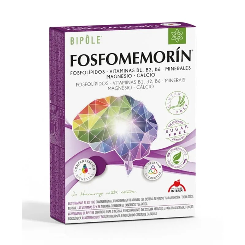 Fosfomemorin Cocktail Memoria 20 Ampollas