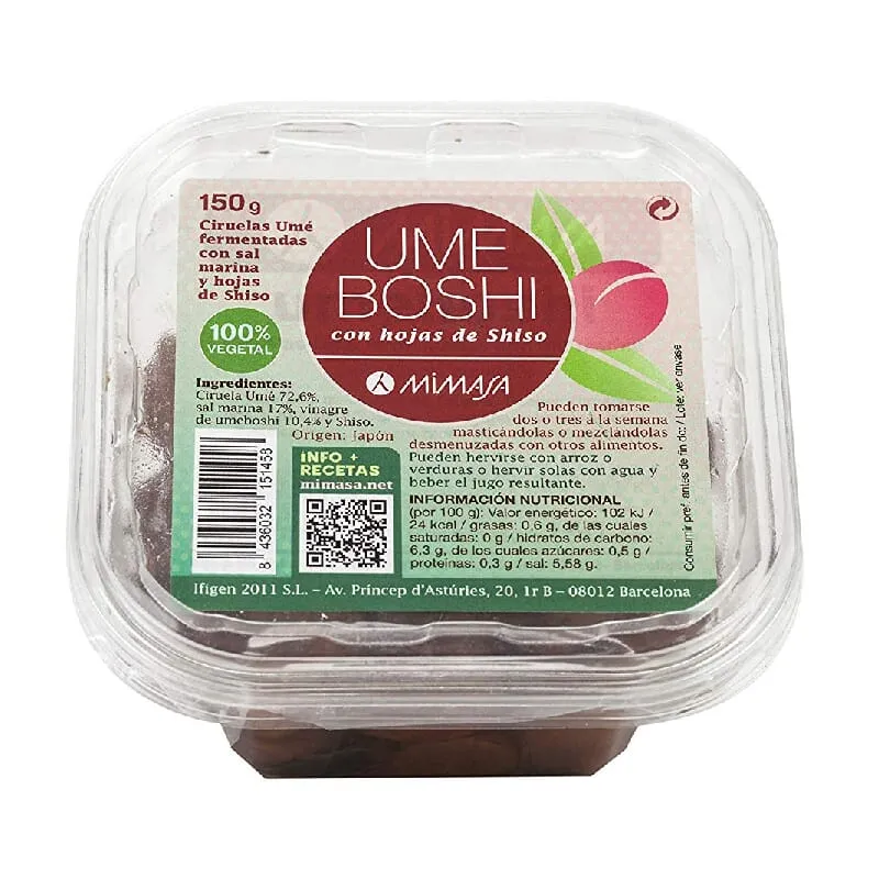 Umeboshi Con Hoja De Sisho 150g