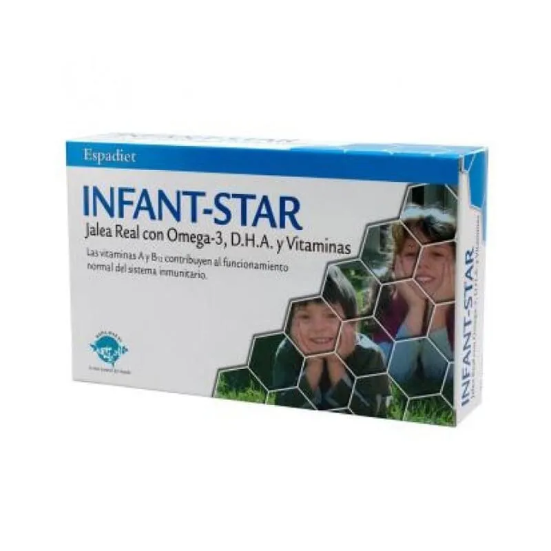 Infant-Star Jalea Real + Omega 3 20 Viales