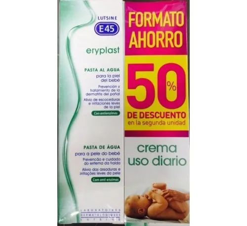 Eryplast pasta al agua (2 envases 75 g)