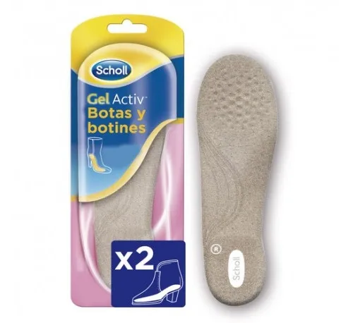 Plantillas - scholl gel activ  botas y botines (1 par)