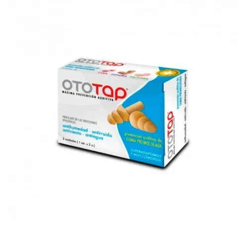 Tapones oidos goma (Premoldeada 2 u)