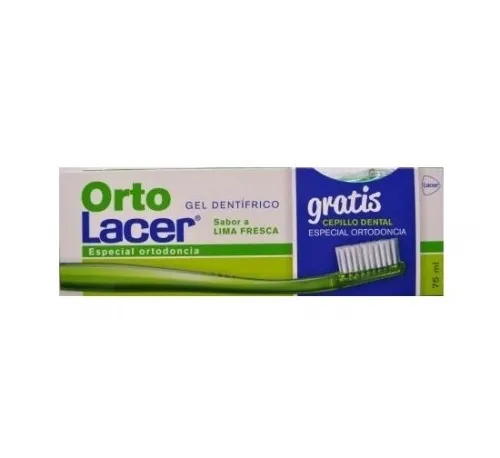 Ortolacer gel dentifrico (1 envase 75 ml sabor lima fresca)
