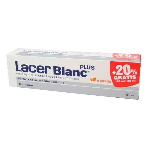 Lacerblanc plus blanqueadora uso diario - pasta dental (d- citrus 125 ml)