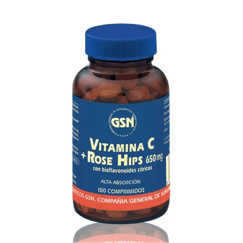 Vitamina C Rose Hisp 100 Tabs