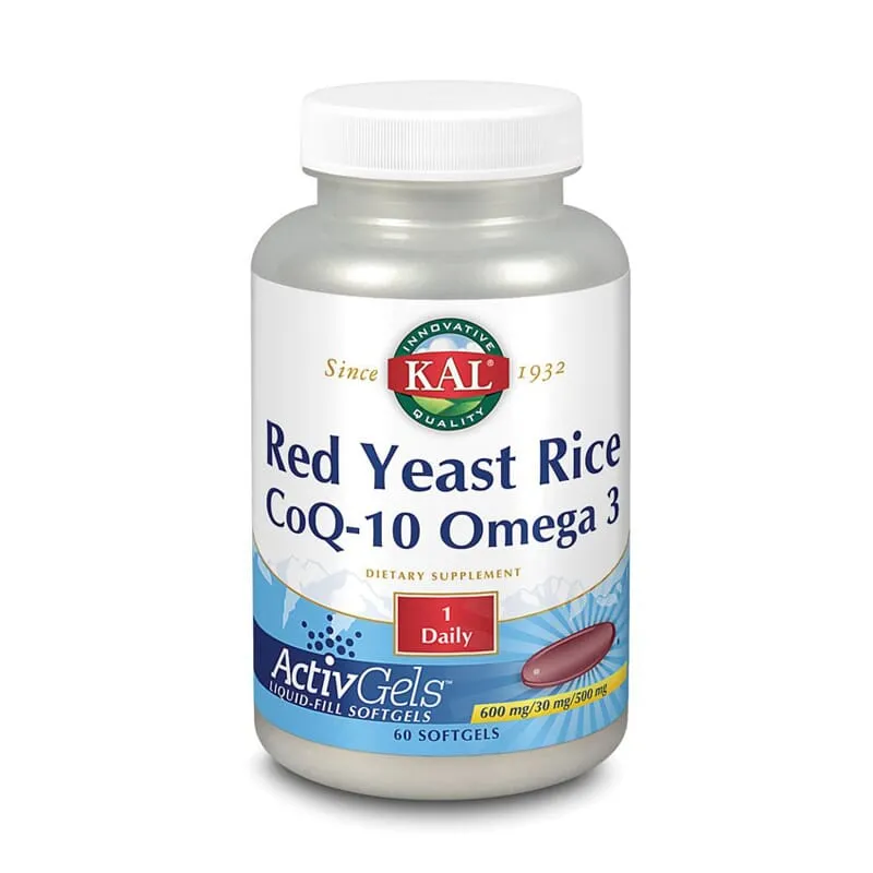 Red Rice Q10 Omega 3 60 Softgels