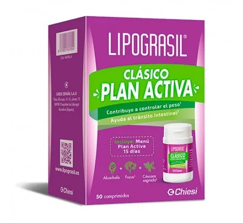 Lipograsil clasico comp recubiertos (50 comp)