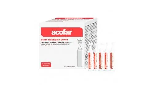 Acofar suero fisiologico nasal y oftalmico esteril (monodosis 5 ml 30 u)