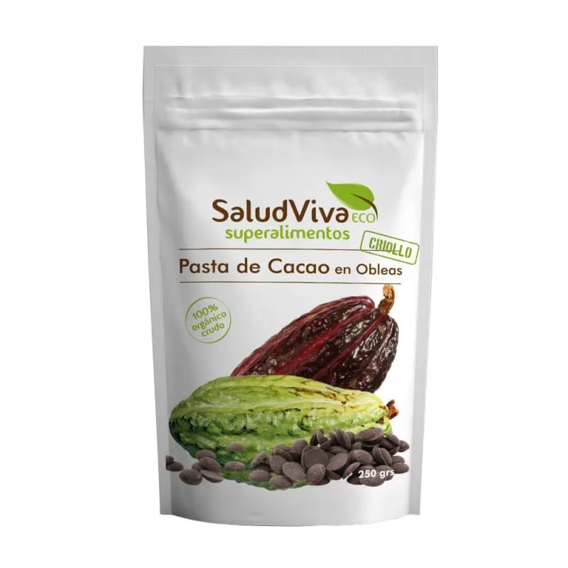 Pasta De Cacao En Obleas Eco 250g
