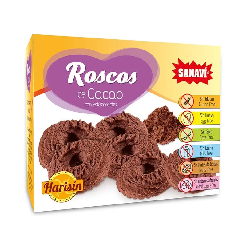 Roscos De Cacao Sin Gluten 150g