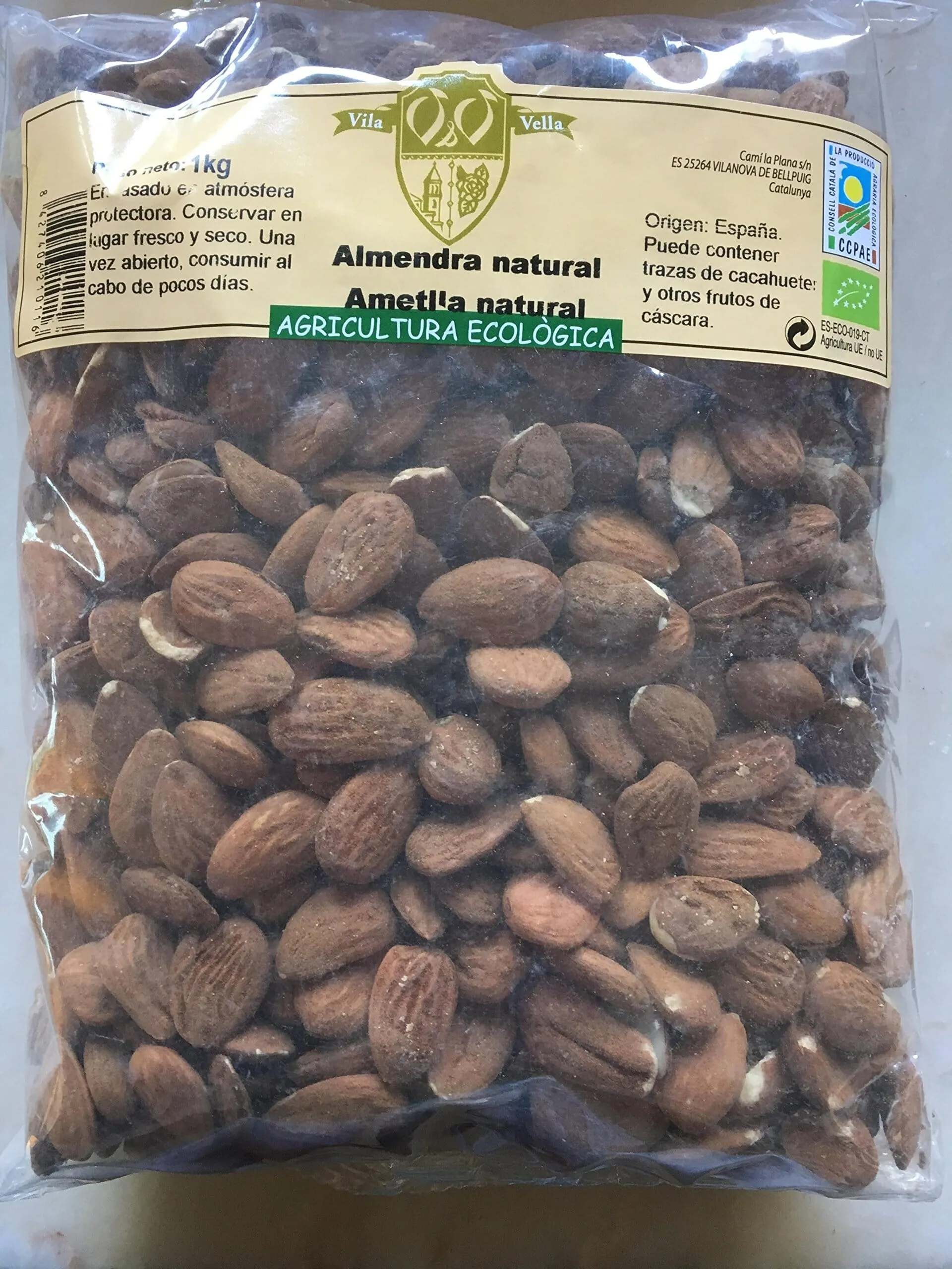 Almendra Natural Eco 1 Kg