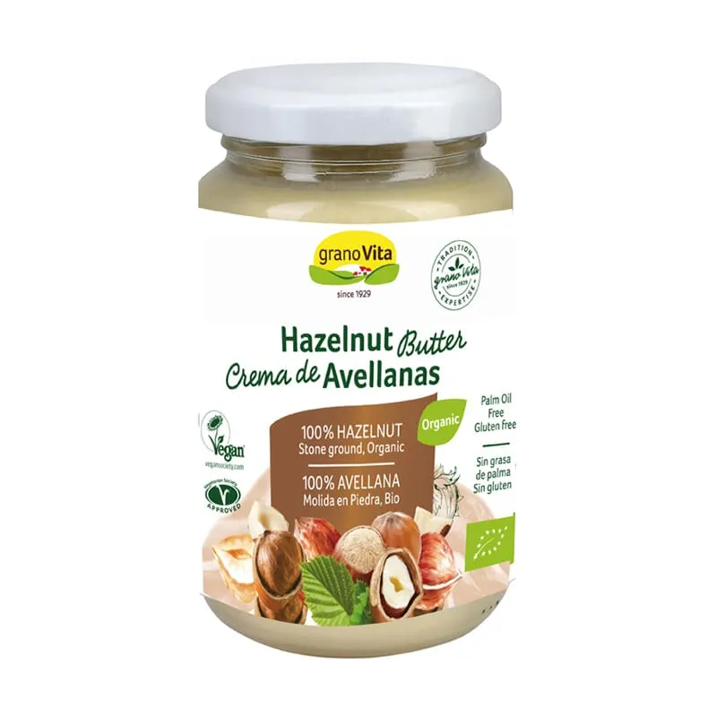 Crema De Avellanas Sin Gluten Bio Vegan 350g