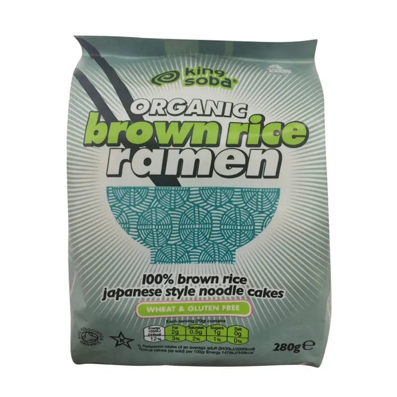 Pasta Ramen Arroz Integral Sin Gluten Bio 280g