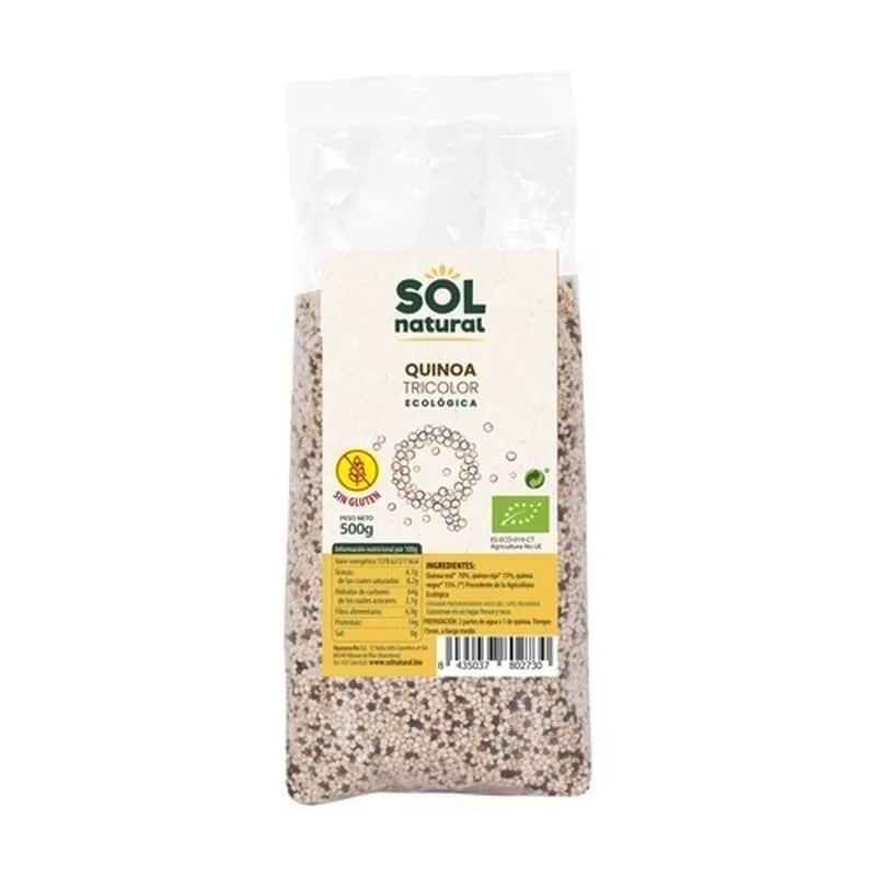Quinoa Real Tricolor Sin Gluten Bio 500g