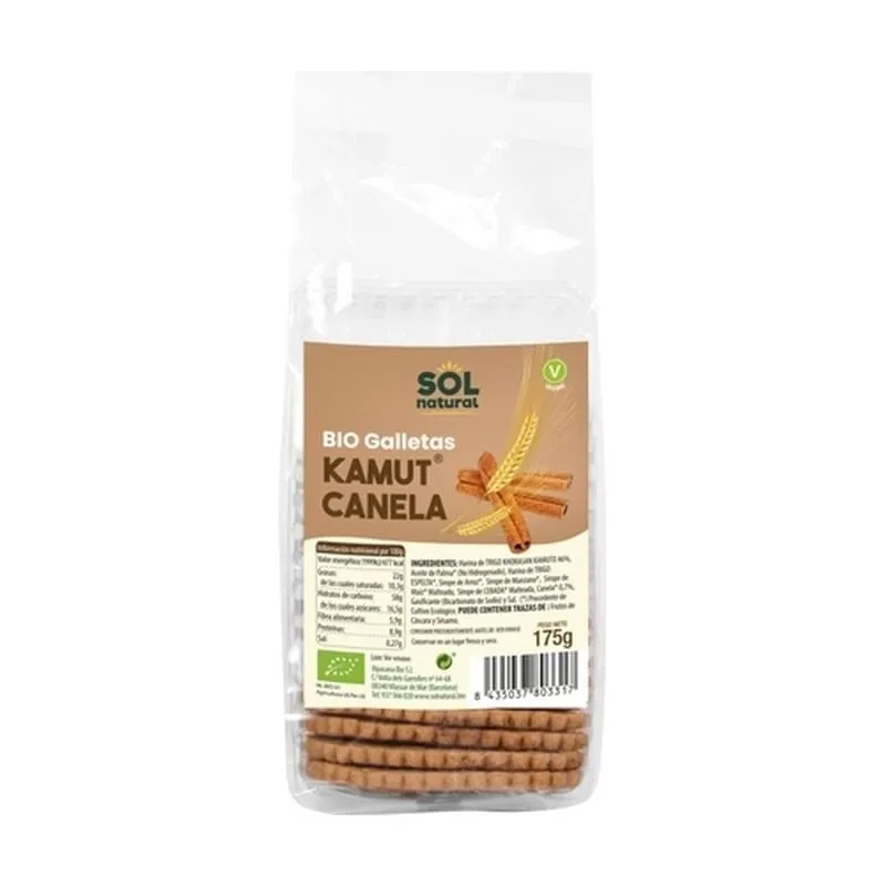 Galletas De Kamut Con Canela Bio 175g