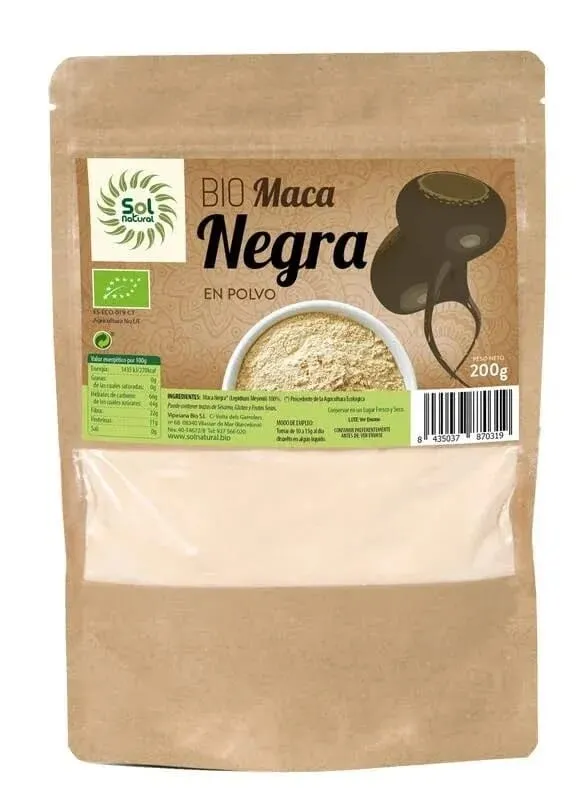Maca Negra En Polvo Bio 200g