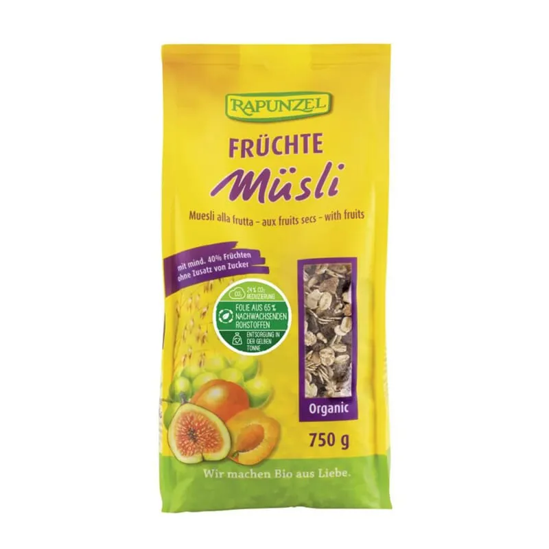 Muesli De Frutas Bio 750g